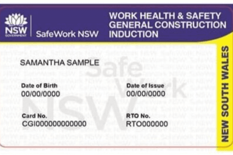 White Card in New South Wales, Australia