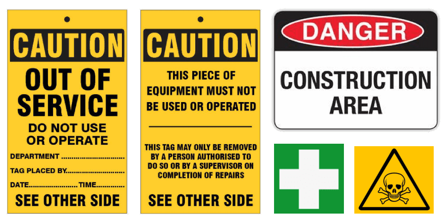 Reading construction signs