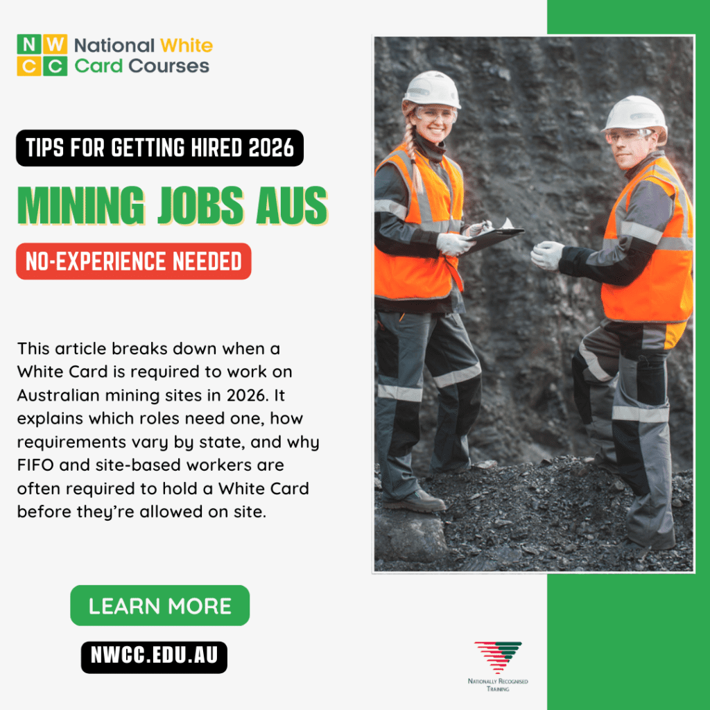 Do You Need a White Card for Mining Jobs in Australia?