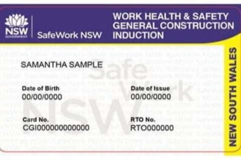 White Card in New South Wales, Australia