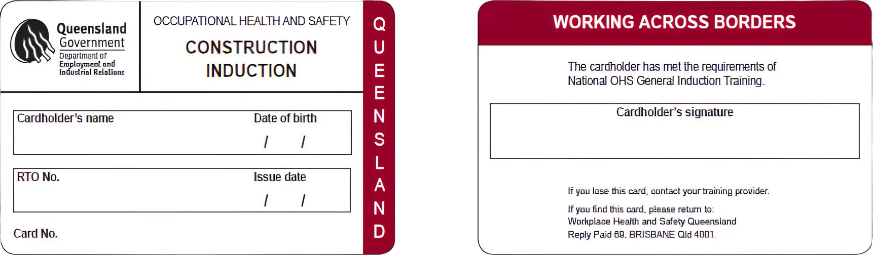 White Card QLD