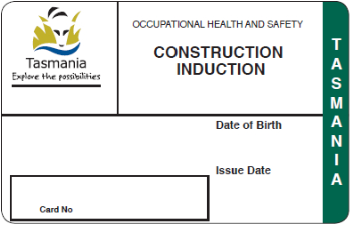white card license Tasmania