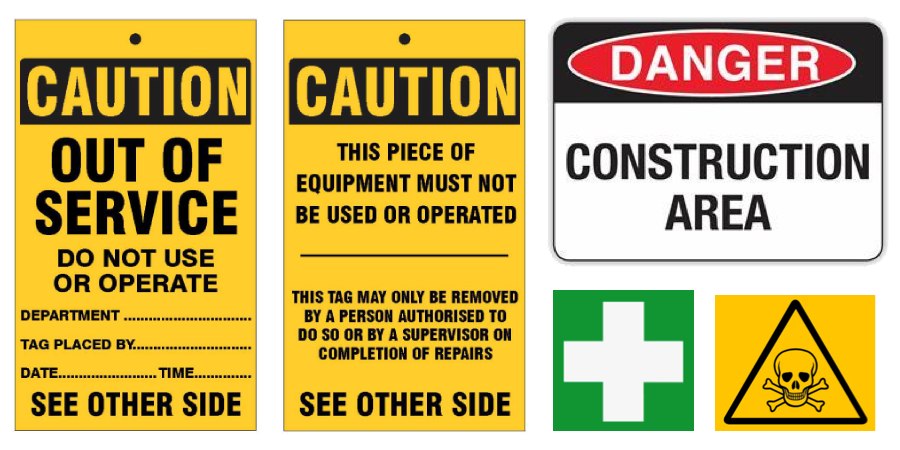 Reading construction signs