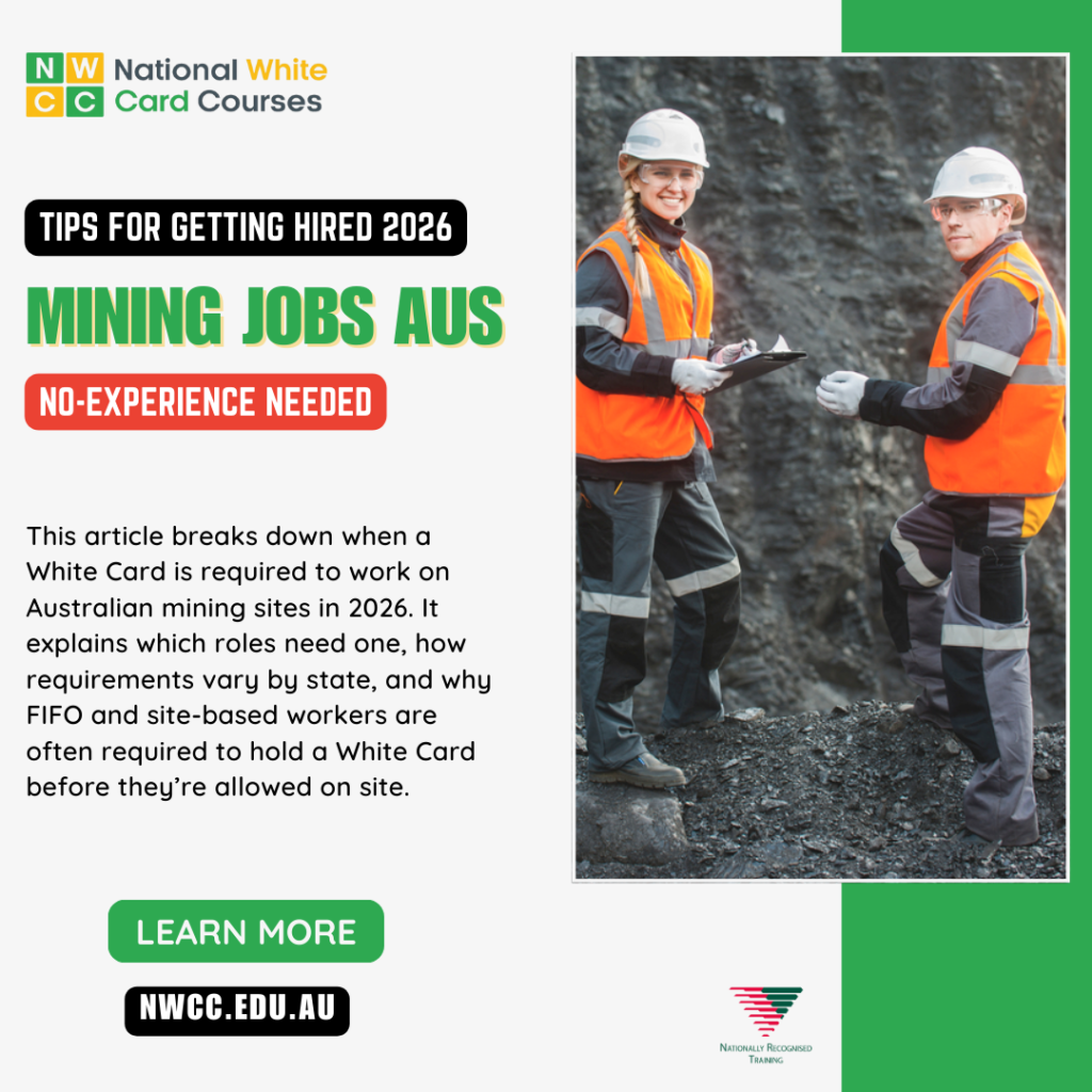 Do You Need a White Card for Mining Jobs in Australia?