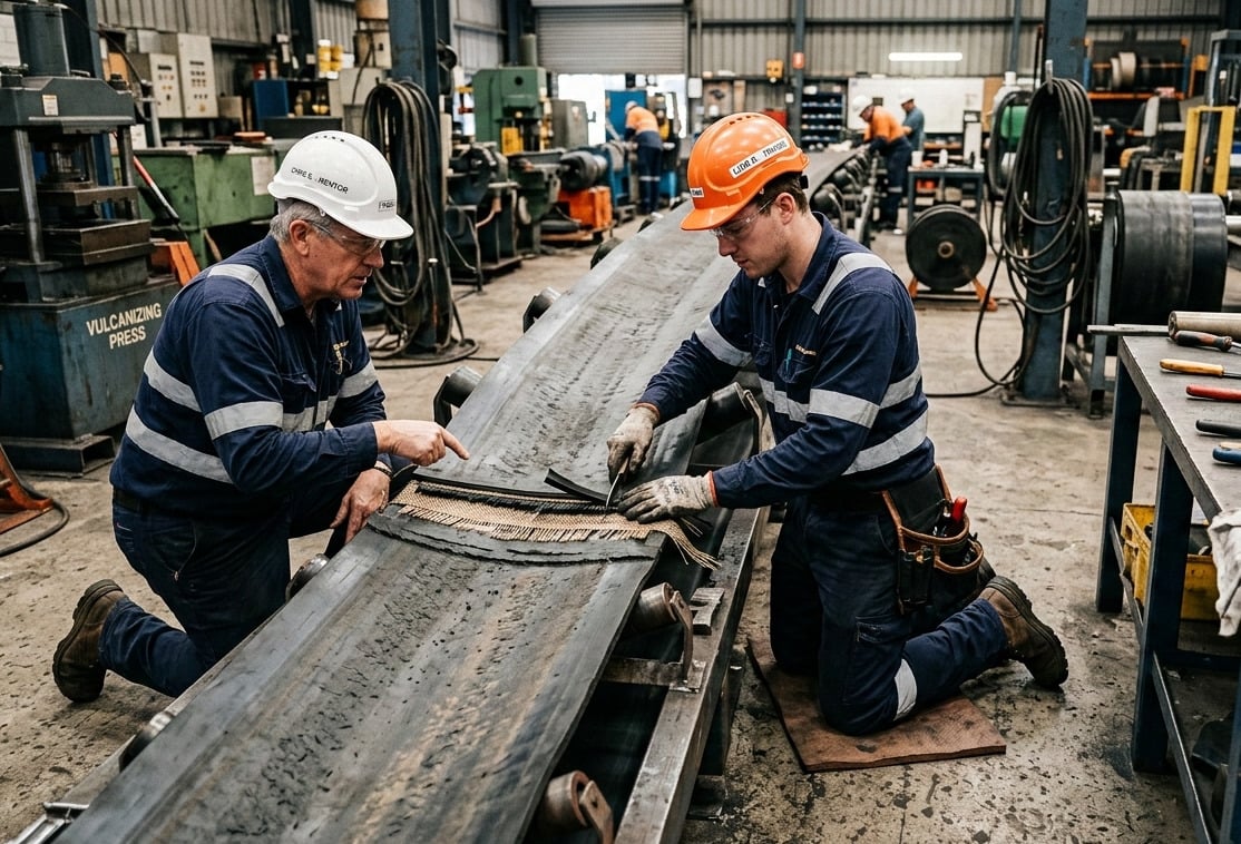 Belt Splicer Trainees