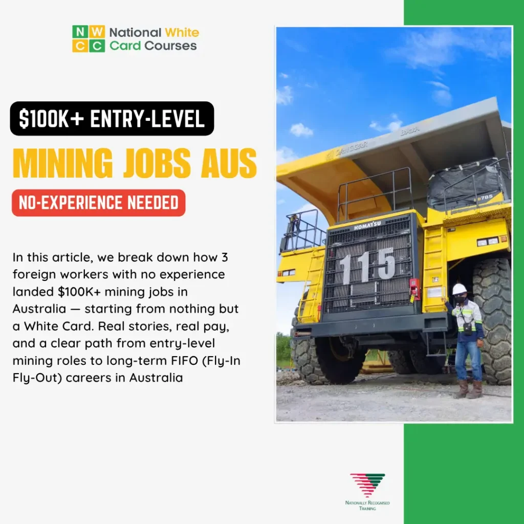 100K entry job levels for mining jobs in Australia