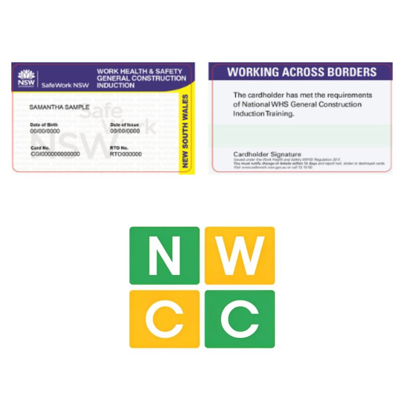 White Card front and back NWCC
